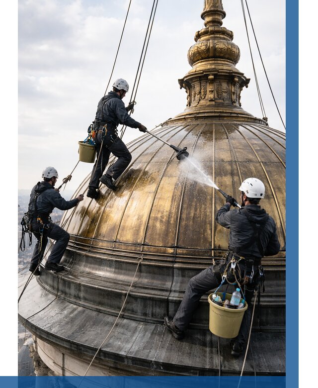 Мойка куполов и шпилей в Новом Уренгое от 8318 р. - заказать | ВЫСОТНИК-Нвг
