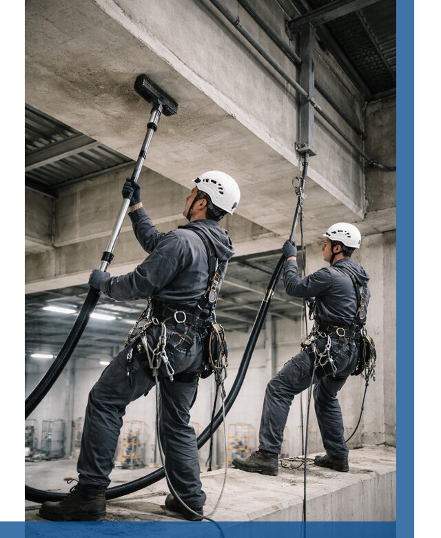 Обеспыливание потолочных конструкций в Новом Уренгое от 260 р. |ВЫСОТНИК-Нвг