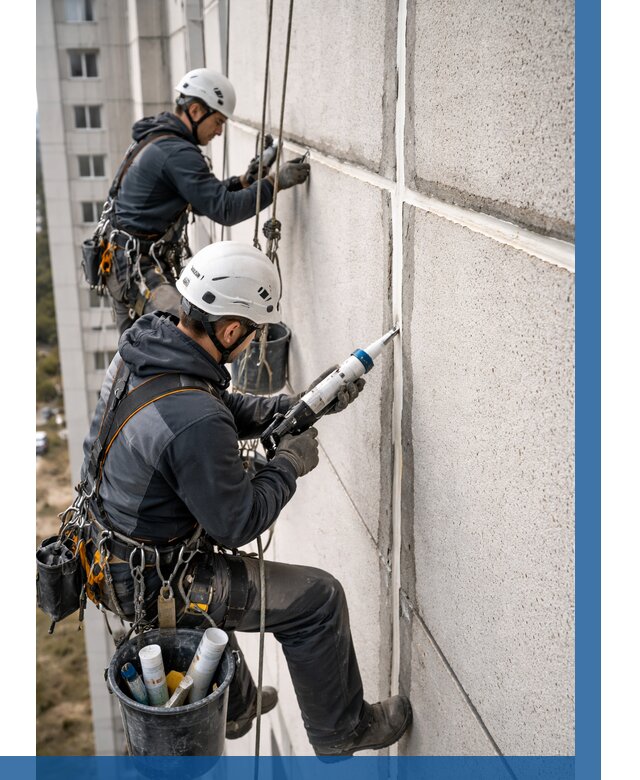 Герметизация межпанельных швов в Новом Уренгое от 728 р. | ВЫСОТНИК-Нвг