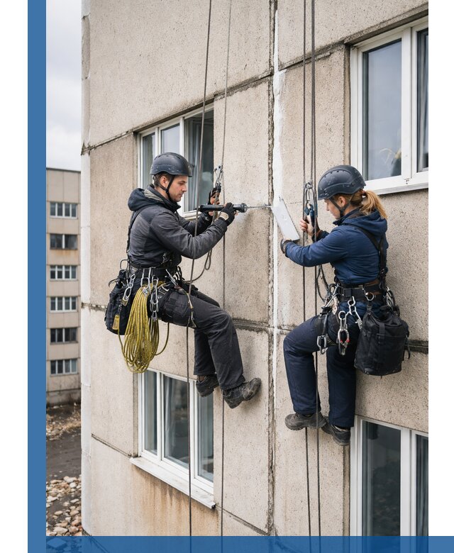 Герметизация межпанельных швов тёплым швом в Новом Уренгое