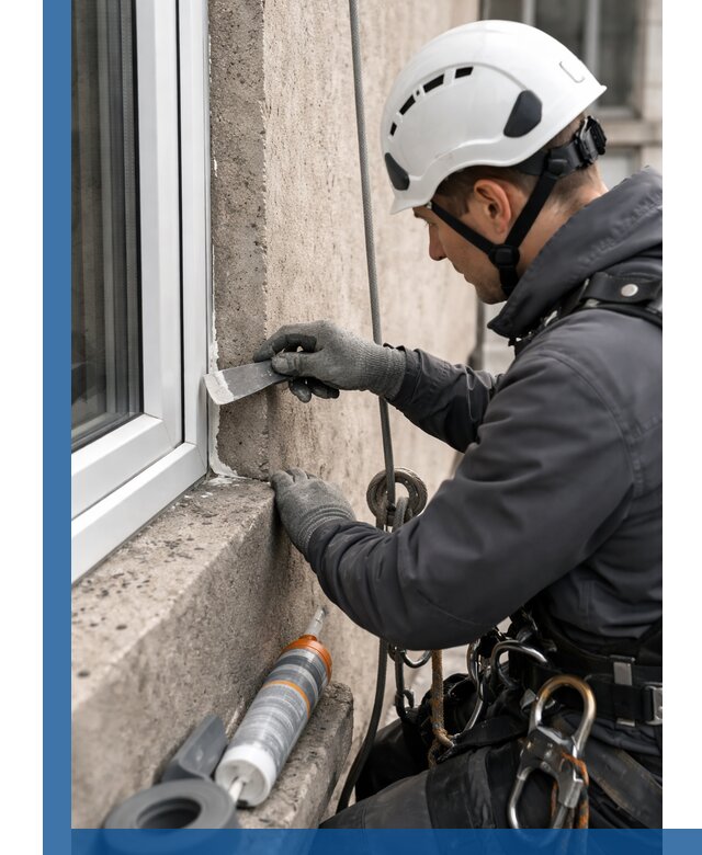 Герметизация монтажных швов окон в Новом Уренгое с гарантией качества