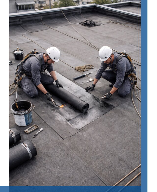 Ремонт мягкой кровли под ключ в Новом Уренгое от 728 р. | ВЫСОТНИК-Нвг