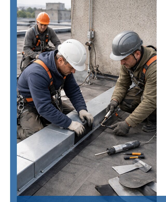 Ремонт кровельных примыканий в Новом Уренгое профессионально