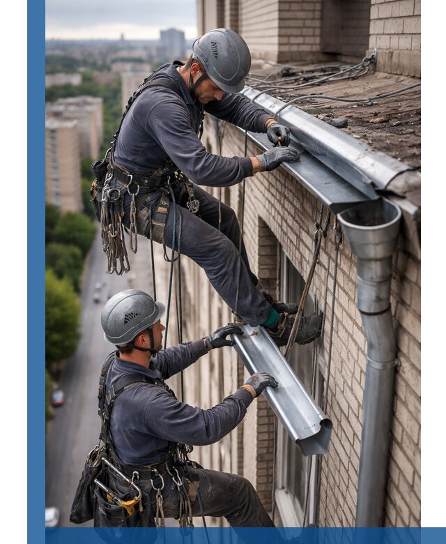 Ремонт водосточных желобов в Новом Уренгое, быстро и качественно