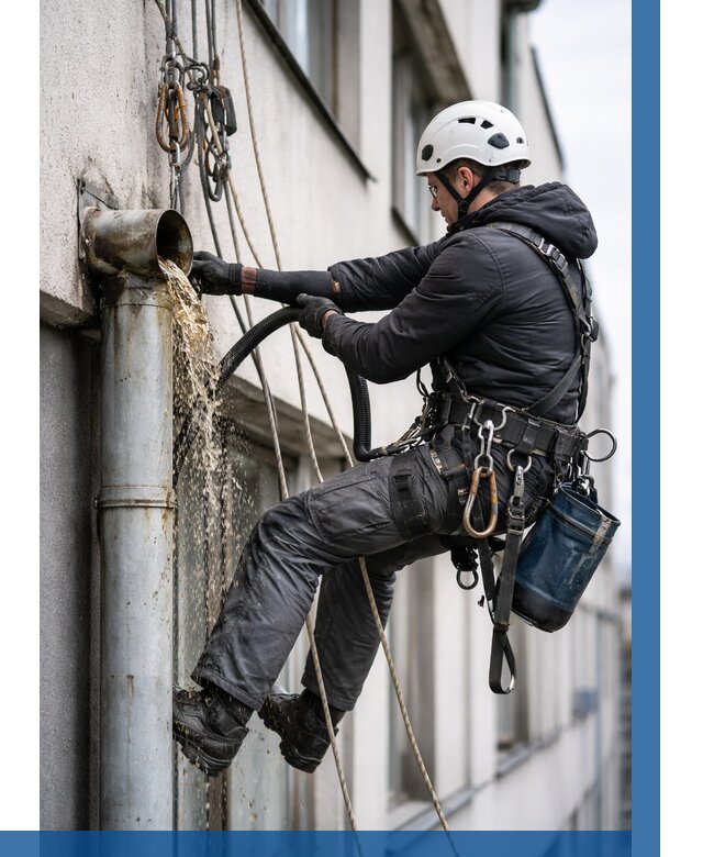 Прочистка водосточных труб в Новом Уренгое от 3639 р. | ВЫСОТНИК-Нвг