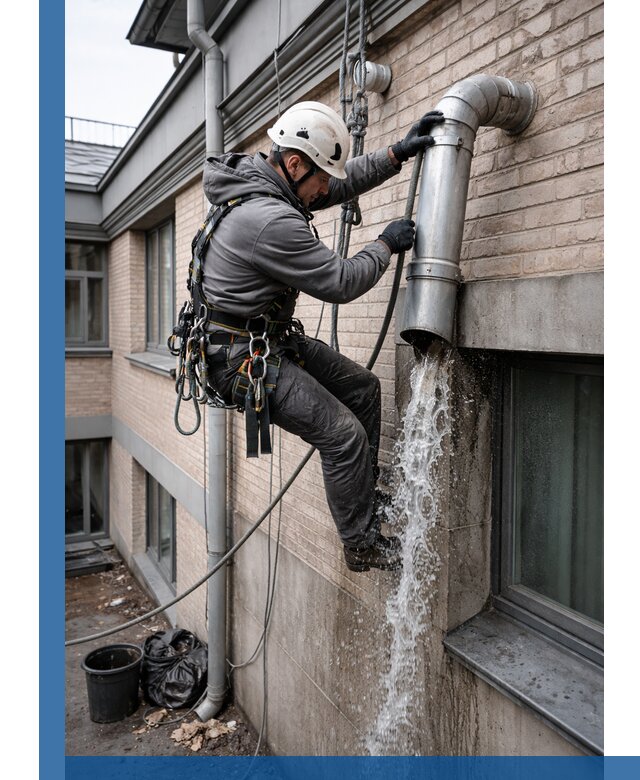 Профессиональная прочистка водосточных труб в Новом Уренгое с гарантией