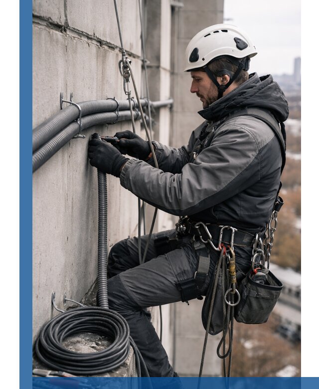 Профессиональный монтаж гофры для кабеля в Новом Уренгое с гарантией