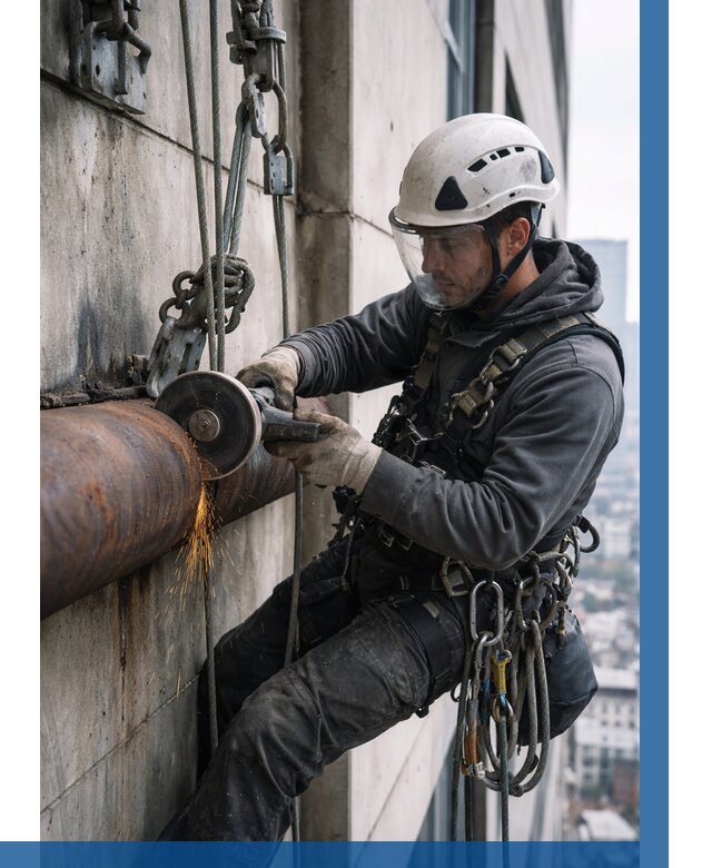 Резка металла на высоте в Новом Уренгое по цене от 4679 р. | ВЫСОТНИК-Нвг