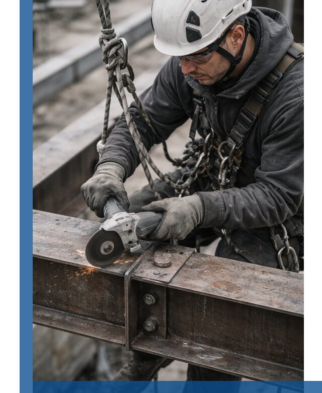 Резка металла на высоте в Новом Уренгое для зданий и конструкций