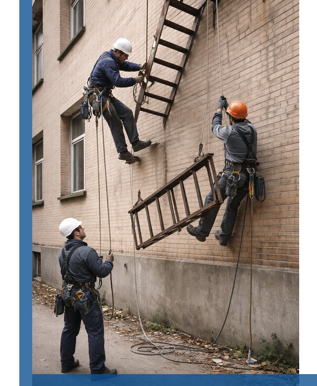 Демонтаж пожарной лестницы в Новом Уренгое быстро и безопасно