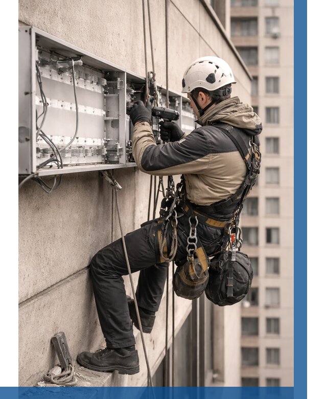 Ремонт вывески на высоте в Новом Уренгое от 4679 р. | ВЫСОТНИК-Нвг