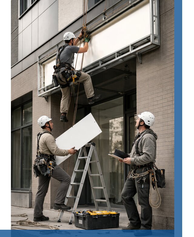 Монтаж светового короба в Новом Уренгое от 6759 р. | ВЫСОТНИК-Нвг