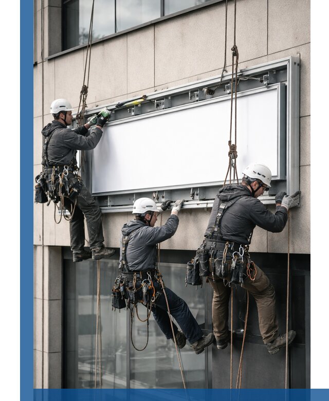 Профессиональный монтаж светового короба под ключ в Новом Уренгое