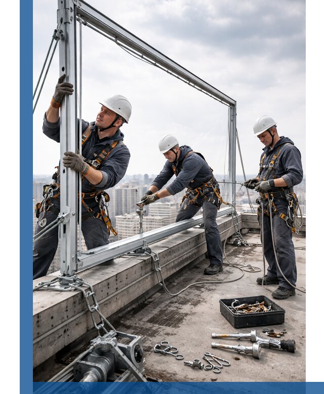 Монтаж крышных рекламных конструкций под ключ в Новом Уренгое