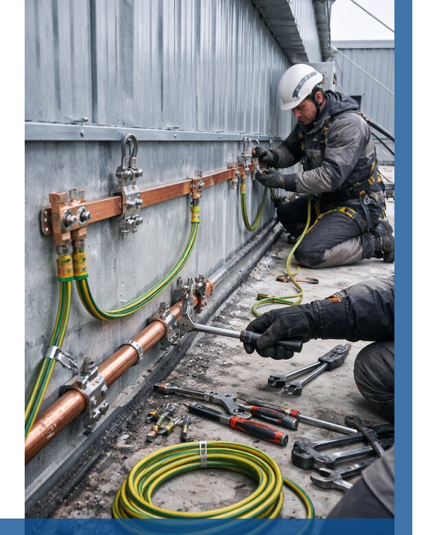 Монтаж заземления здания в Новом Уренгое от 25995 р. | ВЫСОТНИК-Нвг