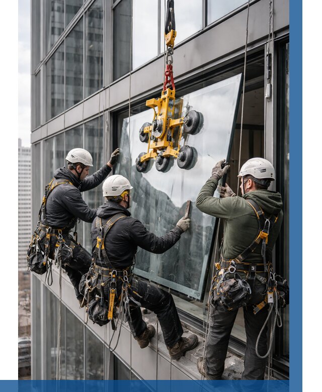 Фасадное остекление зданий под ключ в Новом Уренгое от 10398 р. | ВЫСОТНИК-Нвг