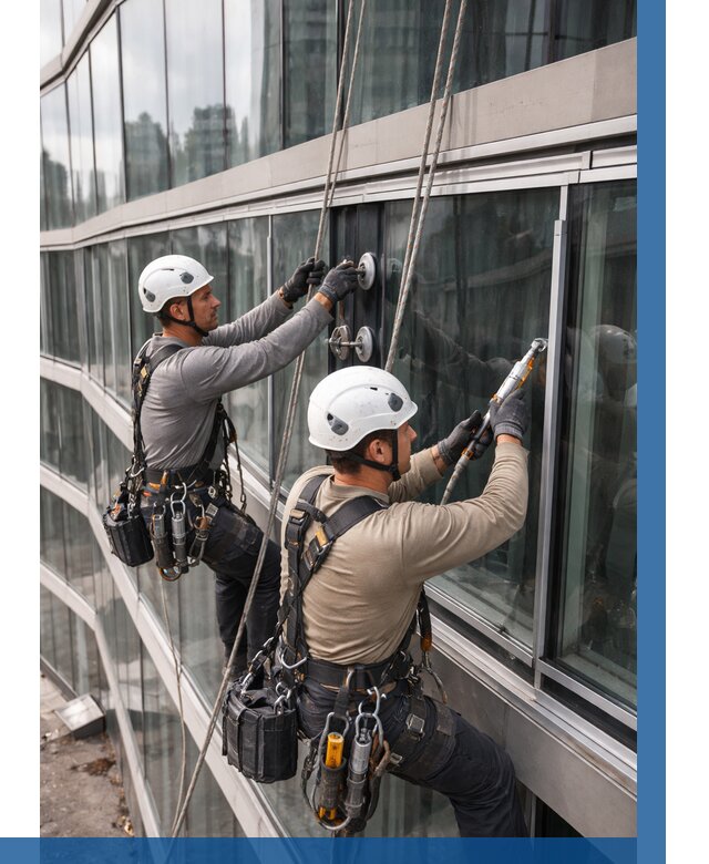 Радиусное остекление фасада в Новом Уренгое от 12478 р. | ВЫСОТНИК-Нвг