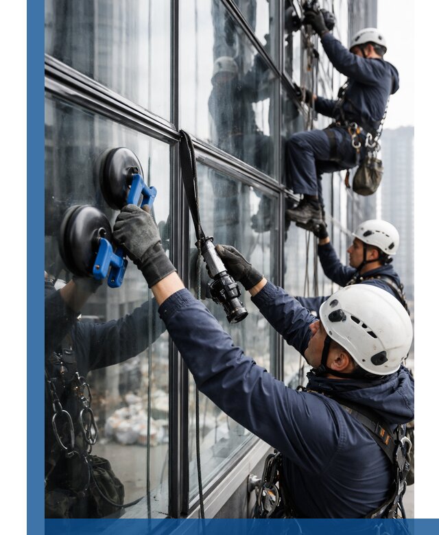 Радиусное остекление фасадов под ключ в Новом Уренгое с гарантиями