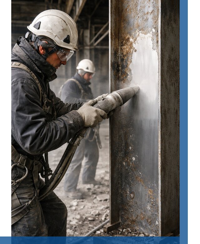 Удаление старой краски с металла в Новом Уренгое от 468 р. | ВЫСОТНИК-Нвг