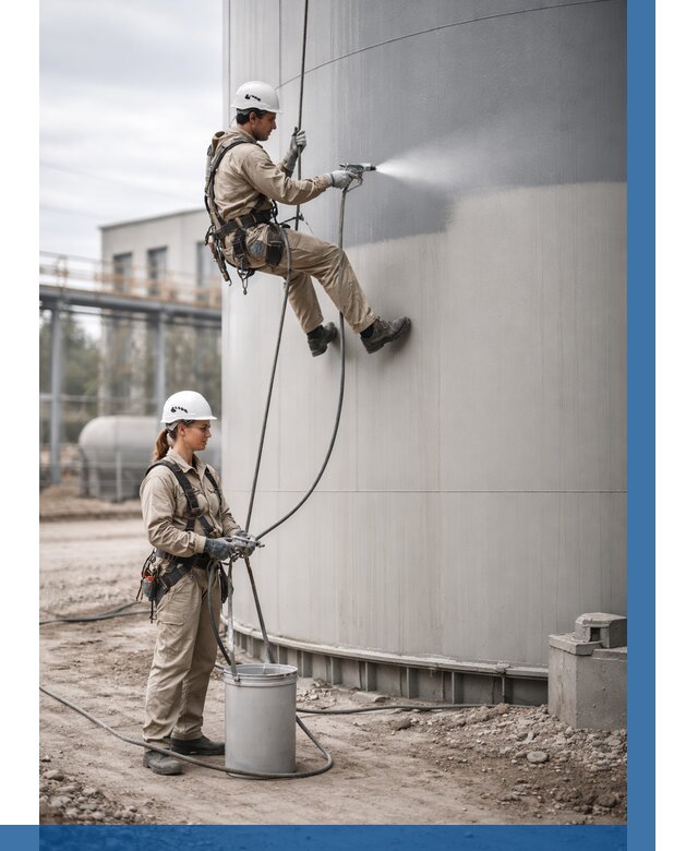 Покраска резервуаров в Новом Уренгое от 1248 р. | ВЫСОТНИК-Нвг — заказать