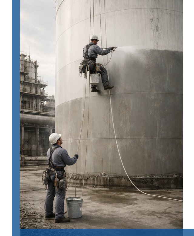 Покраска стальных резервуаров и емкостей в Новом Уренгое профессионально