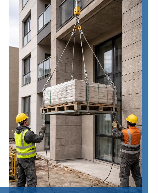 Подъем керамогранита на этаж в Новом Уренгое от 3639 р. | ВЫСОТНИК-Нвг