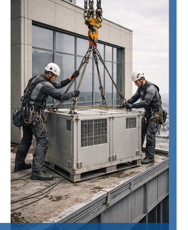 Такелажные работы на высоте в Новом Уренгое от 8318 р. | ВЫСОТНИК-Нвг