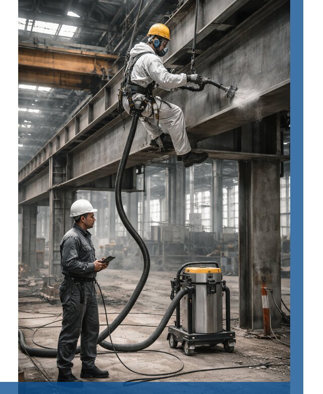 Обеспыливание конструкций в цехе в Новом Уренгое от 4367 р. | ВЫСОТНИК-Нвг