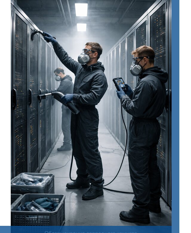 Обеспыливание серверной комнаты в Новом Уренгое от 4679 р. | ВЫСОТНИК-Нвг