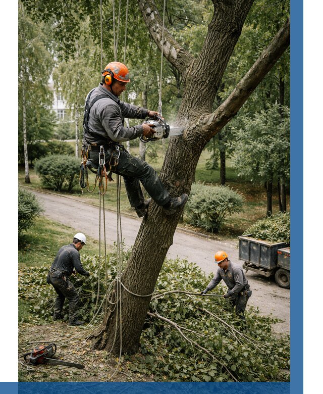 Кронирование деревьев в Новом Уренгое от 6759 р. | ВЫСОТНИК-Нвг