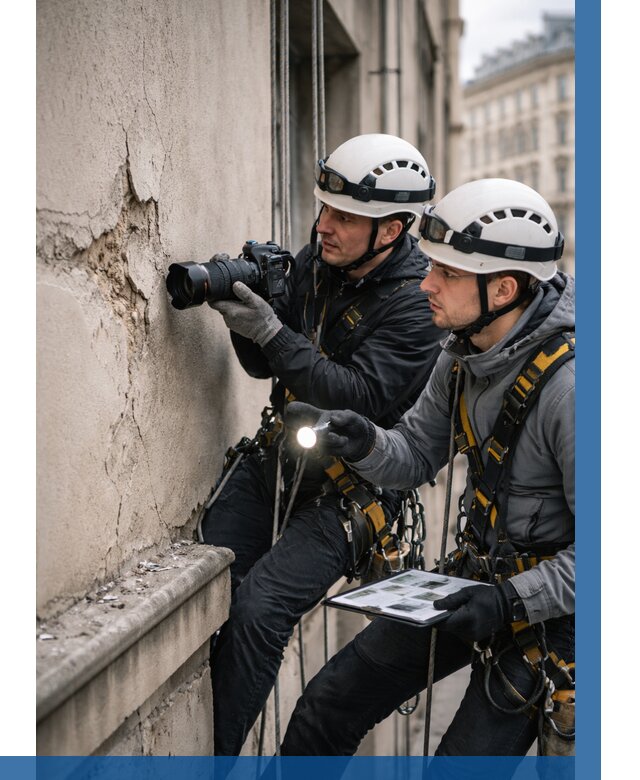 Фотофиксация дефектов фасада в Новом Уренгое от 4679 р. | ВЫСОТНИК-Нвг