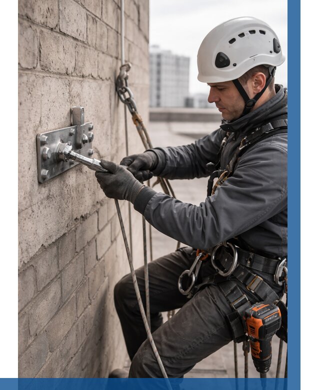 Установка анкерных точек в Новом Уренгое от 3639 р. | ВЫСОТНИК-Нвг